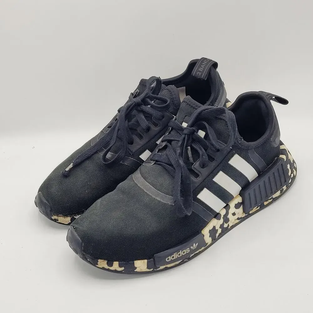 Adidas NMD R1 FV8732 black camo mens size 7 black camo
